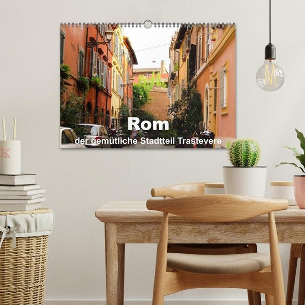 Produktbild: Rom - der gem&uuml;tliche Stadtteil Trastevere (Wandkalender 2026 DIN A3 quer), CALVENDO Monatskalender