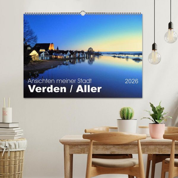Produktbild: Ansichten meiner Stadt - Verden Aller (Wandkalender 2026 DIN A2 quer), CALVENDO Monatskalender