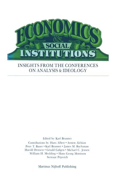Produktbild: Economics Social Institutions