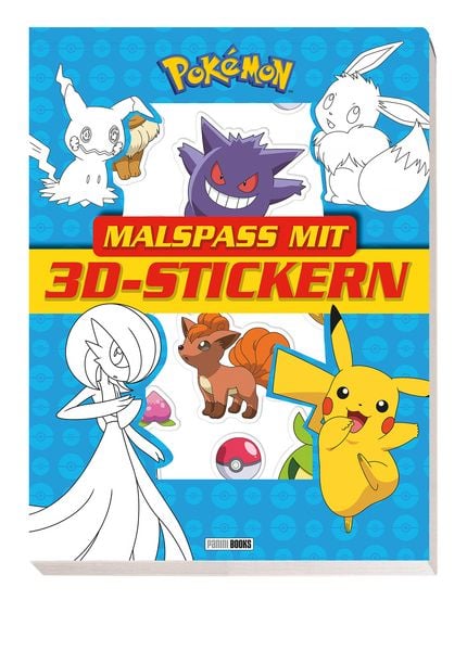Produktbild: Pok&eacute;mon: Malspa&szlig; mit 3D-Stickern