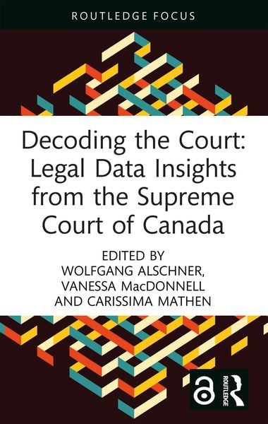 Produktbild: Decoding the Court: Legal Data Insights from the Supreme Court of Canada