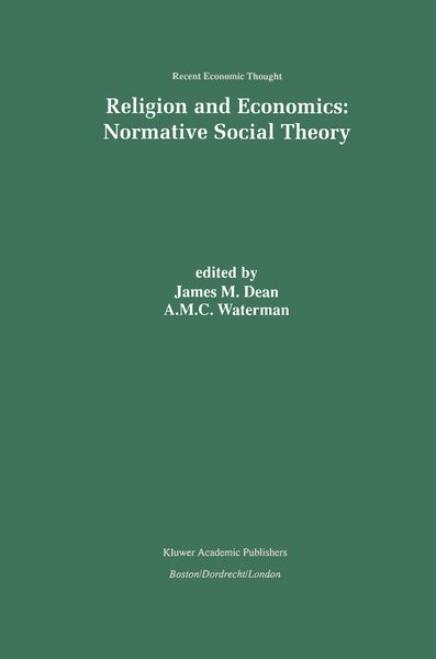 Produktbild: Religion and Economics: Normative Social Theory
