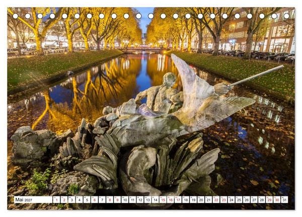 Produktbild: D&uuml;sseldorf - Momente einer Reise (Tischkalender 2027 DIN A5 quer), CALVENDO Monatskalender
