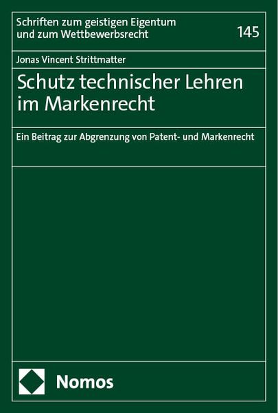Produktbild: Schutz technischer Lehren im Markenrecht