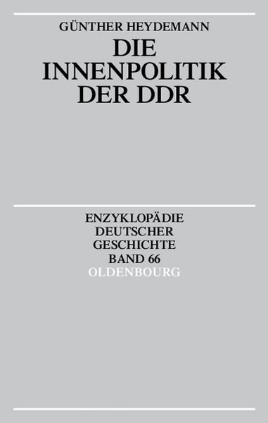 Produktbild: Die Innenpolitik der DDR