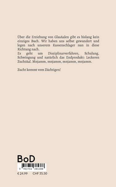 Produktbild: Heranzucht des GlasAals