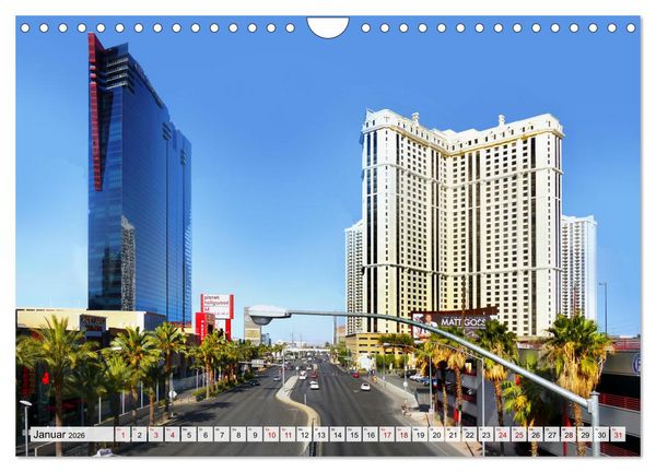Produktbild: Las Vegas, Stadt der wahr gewordenen Tr&auml;ume (Wandkalender 2026 DIN A4 quer), CALVENDO Monatskalender