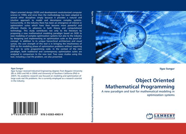 Produktbild: Object Oriented Mathematical Programming