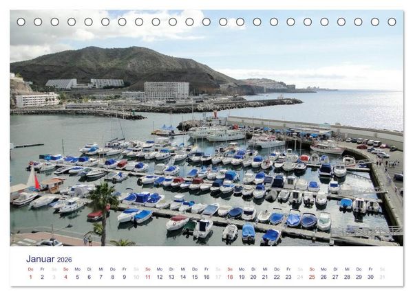 Produktbild: Die Canarischen Inseln - Gran Canaria (Tischkalender 2026 DIN A5 quer), CALVENDO Monatskalender