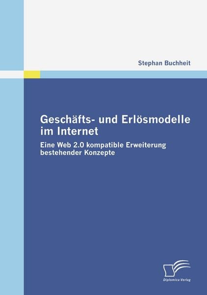 Produktbild: Gesch&auml;fts- und Erl&ouml;smodelle im Internet