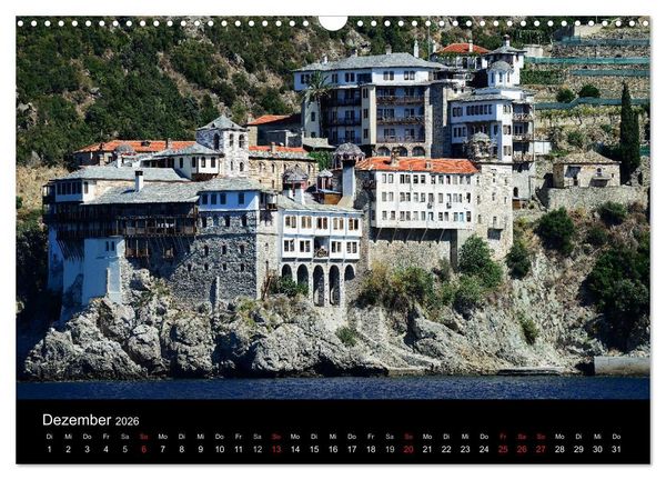 Produktbild: Chalkidiki: Kassandra, Sithonia, Athos (Wandkalender 2026 DIN A3 quer), CALVENDO Monatskalender
