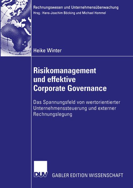Produktbild: Risikomanagement und effektive Corporate Governance