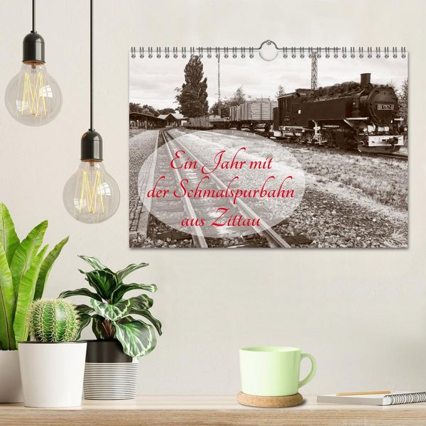 Produktbild: Ein Jahr mit der Schmalspurbahn aus Zittau (Wandkalender 2026 DIN A4 quer), CALVENDO Monatskalender