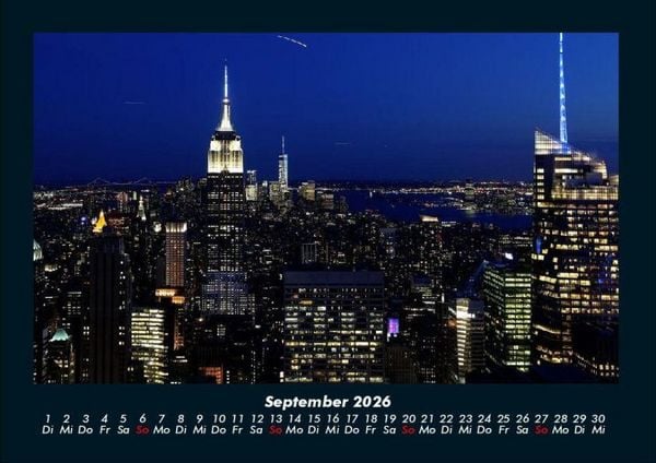Produktbild: New York 2026 Fotokalender DIN A4