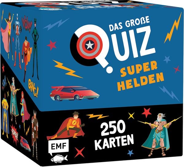 Produktbild: Kartenbox: Das gro&szlig;e Quiz &ndash; Superhelden