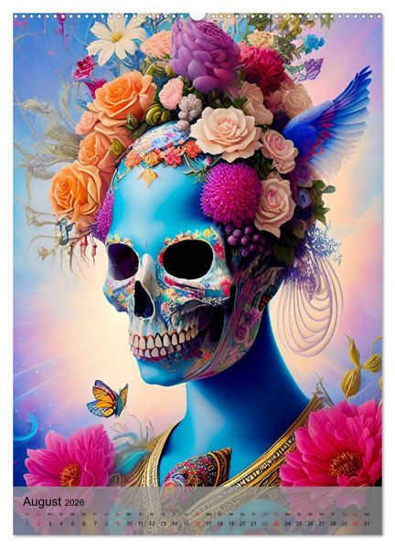 Produktbild: Beautiful Death (Wandkalender 2026 DIN A2 hoch), CALVENDO Monatskalender