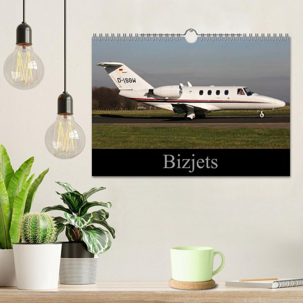Produktbild: Bizjets (Wall Calendar 2026 DIN A4 landscape), CALVENDO 12 Month Wall Calendar