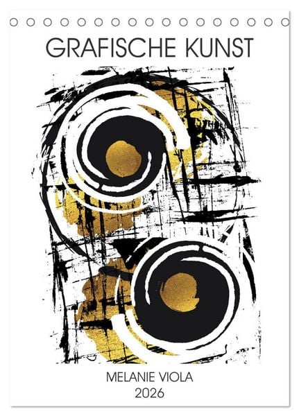 Produktbild: GRAFISCHE KUNST (Tischkalender 2026 DIN A5 hoch), CALVENDO Monatskalender