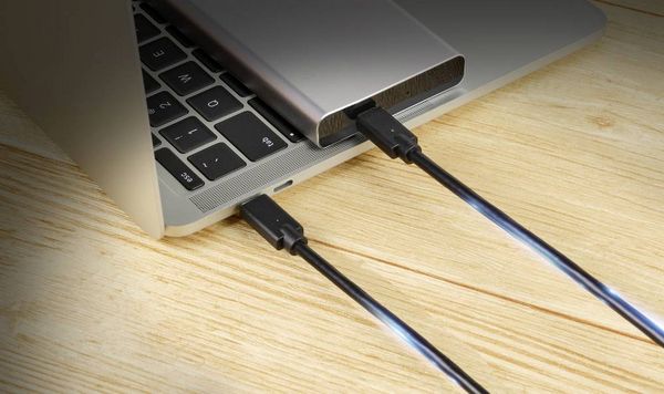 Produktbild: Renkforce USB-Ladekabel USB 2.0 USB-C&reg; Stecker, USB-C&reg; Stecker 2.00 m Schwarz TPE-Mantel RF-5251922
