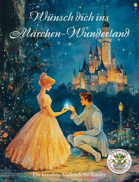 Produktbild: W&uuml;nsch dich ins M&auml;rchen-Wunderland - Ein kreatives Malbuch f&uuml;r KInder
