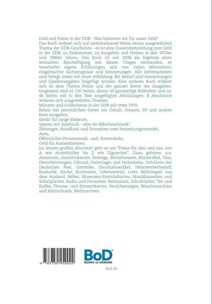 Produktbild: Geld und Preise in der DDR - Was bekamen wir f&uuml;r unser Geld?