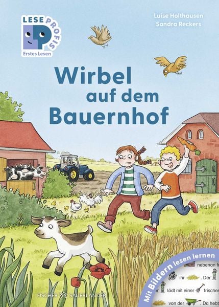 Produktbild: Leseprofis &ndash; Mit Bildern lesen lernen: Wirbel auf dem Bauernhof, Erstes Lesen