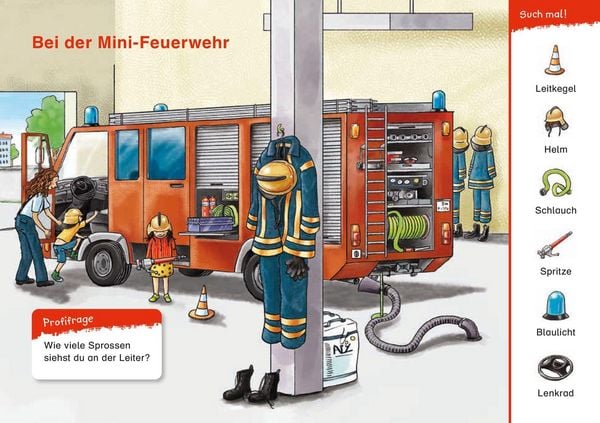 Produktbild: Duden Leseprofi &ndash; Mit Bildern lesen lernen: Einsatz bei Feuerwehr und Polizei