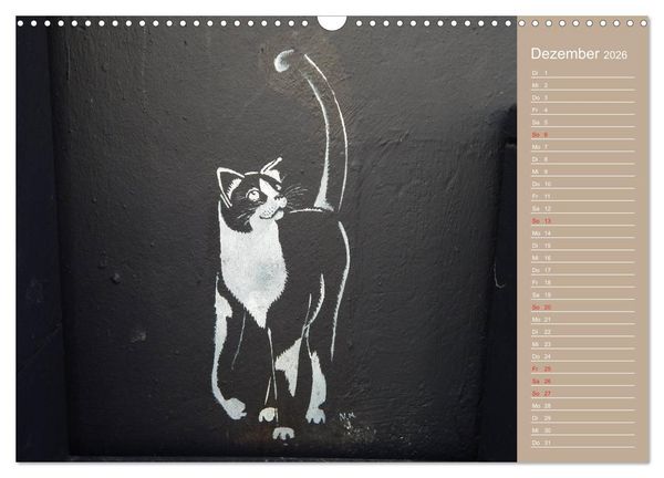 Produktbild: Flensburger Katzen (Wandkalender 2026 DIN A3 quer), CALVENDO Monatskalender