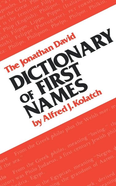 Produktbild: The Jonathan David Dictionary of First Names