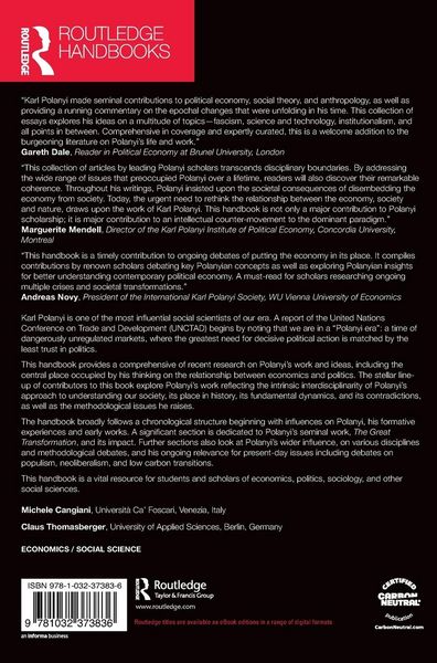 Produktbild: The Routledge Handbook on Karl Polanyi