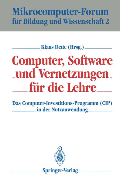 Produktbild: Computer, Software und Vernetzungen f&uuml;r die Lehre