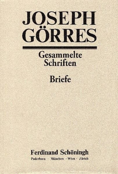 Produktbild: Briefe der M&uuml;nchener Zeit