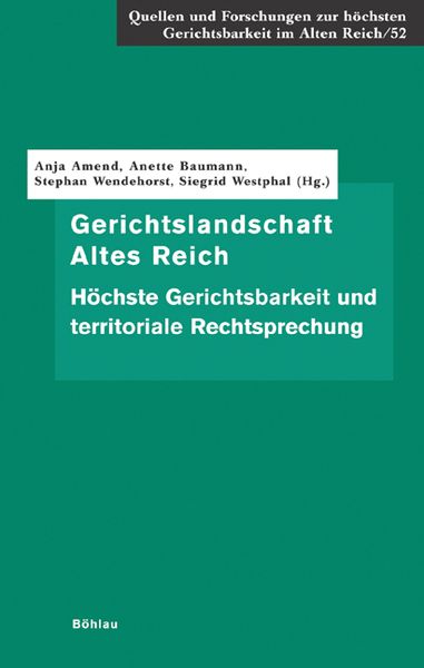 Produktbild: Gerichtslandschaft Altes Reich