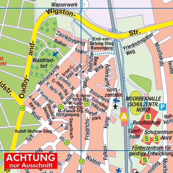 Produktbild: HARTMANN-PLAN Norderstedt mit Tangstedt und Hamburg-Langenhorn, 1:25.000, Stadtplan