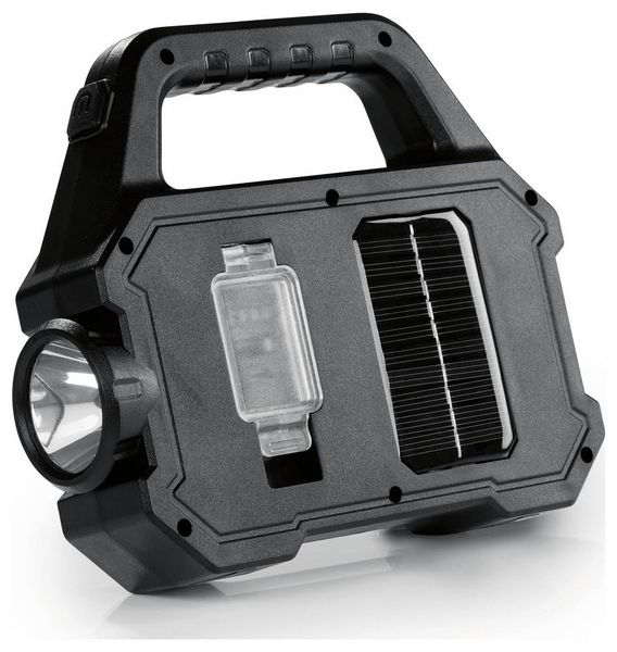 Produktbild: Easymaxx 12899 LED, COB LED Arbeitsleuchte akkubetrieben, solarbetrieben