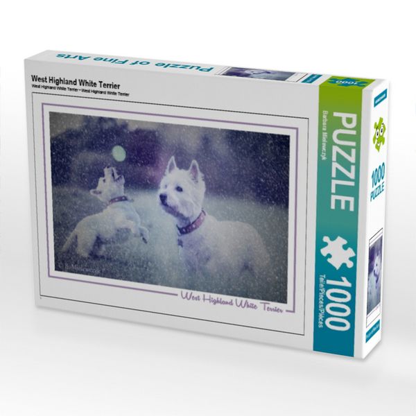 CALVENDO Puzzle West Highland White Terrier | 1000 Teile Lege-Größe 64x48cm Foto-Puzzle für glückliche Stunden
