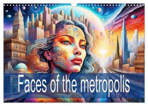Produktbild: Faces of the metropolis (Wall Calendar 2026 DIN A3 landscape), CALVENDO 12 Month Wall Calendar
