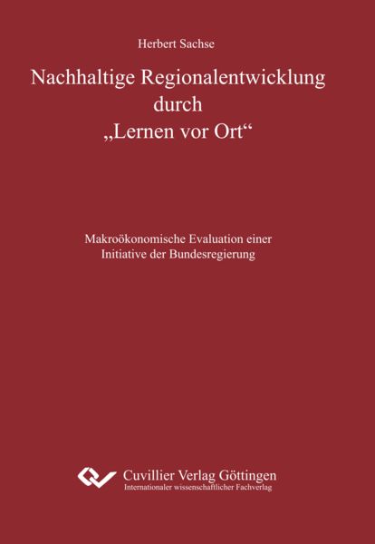 Produktbild: Nachhaltige Regionalentwicklung durch "Lernen vor Ort"