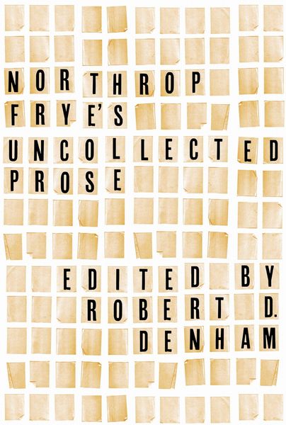 Produktbild: Northrop Frye's Uncollected Prose