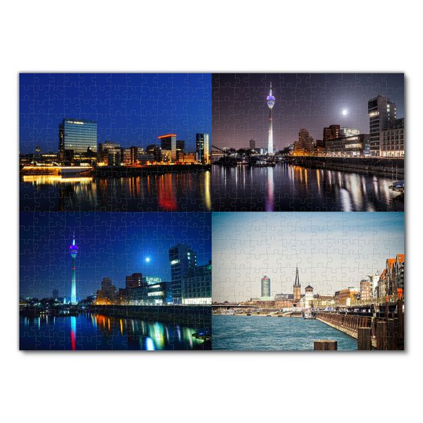 Produktbild: Lais Puzzle Collage D&uuml;sseldorf 500 Teile