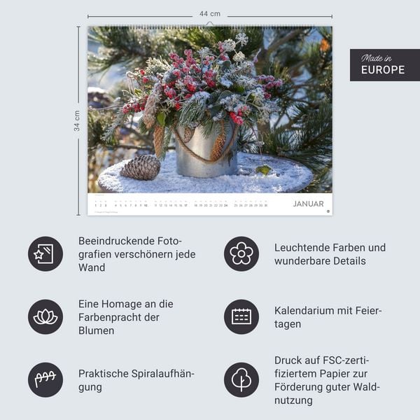 Produktbild: Blumenpracht Posterkalender 2027