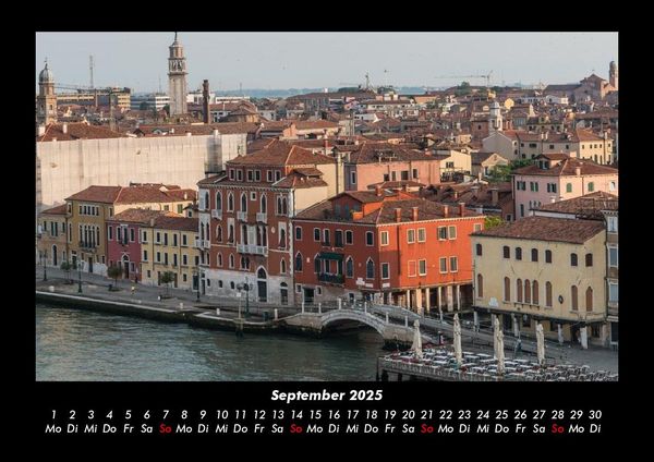 Produktbild: Venedig 2025 Fotokalender DIN A3