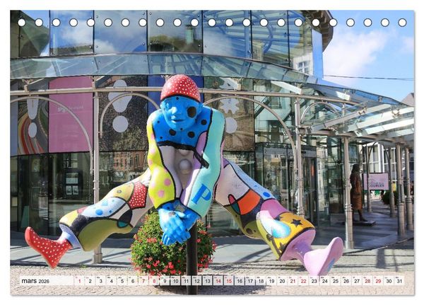 Produktbild: Circuit en Wallonie (Calendrier de bureau 2026 DIN A5 vertical), CALVENDO calendrier mensuel