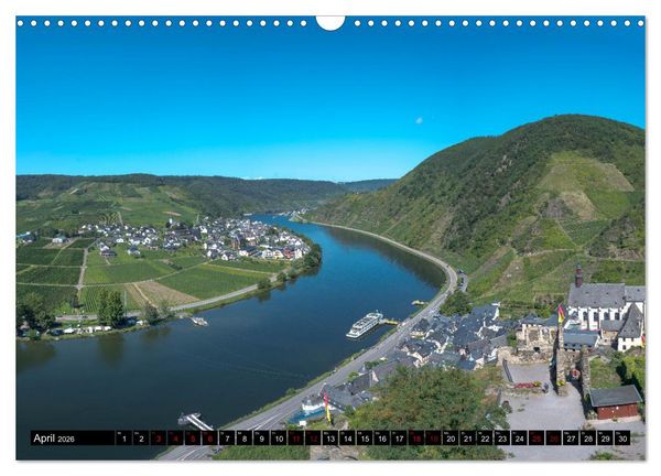 Produktbild: Die Mosel zwischen Bremm und Koblenz (Wandkalender 2026 DIN A3 quer), CALVENDO Monatskalender