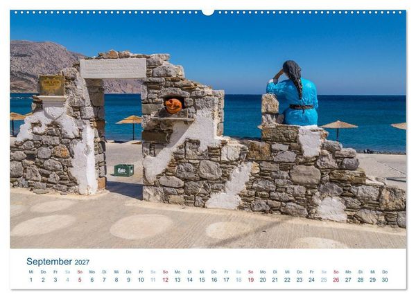 Produktbild: Karpathos - Malerische Insel in der &Auml;g&auml;is (Wandkalender 2027 DIN A2 quer), CALVENDO Monatskalender