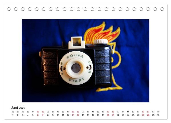Produktbild: Kameras der DDR (Tischkalender 2026 DIN A5 quer), CALVENDO Monatskalender