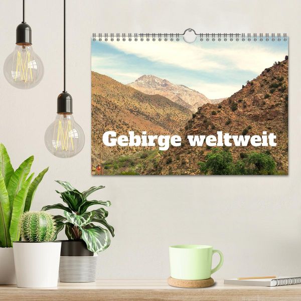 Produktbild: Gebirge weltweit (Wandkalender 2026 DIN A4 quer), CALVENDO Monatskalender