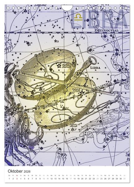 Produktbild: Sternzeichenkalender (Wandkalender 2026 DIN A4 hoch), CALVENDO Monatskalender