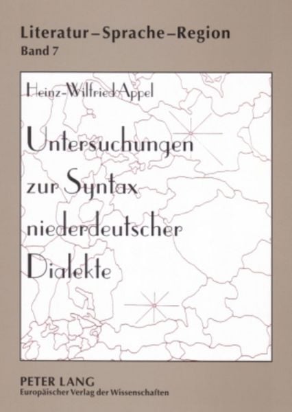Produktbild: Untersuchungen zur Syntax niederdeutscher Dialekte