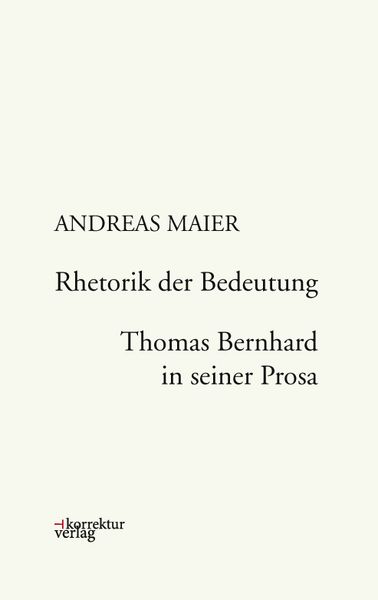 Produktbild: Rhetorik der Bedeutung